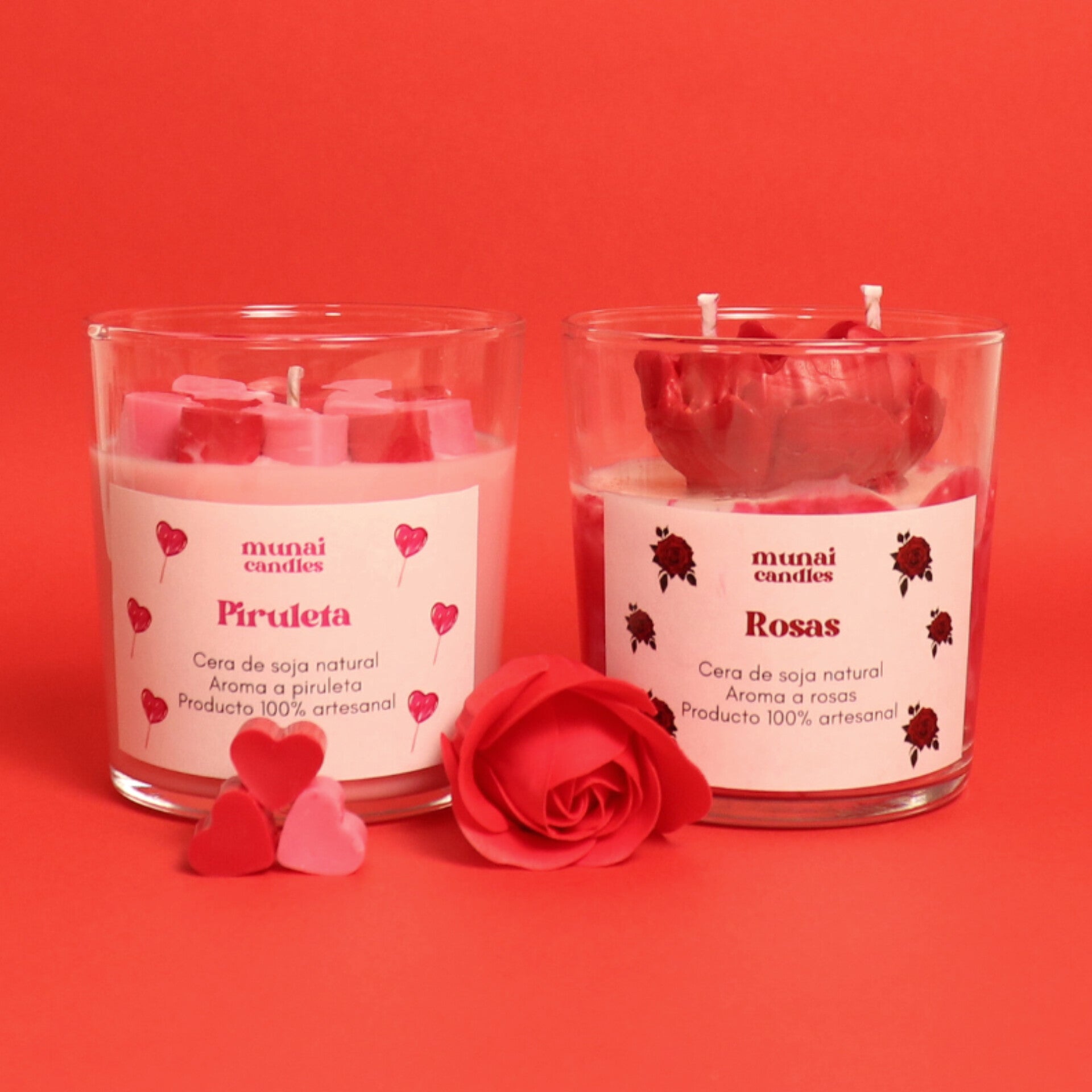 Pack Velas aromáticas San Valentín