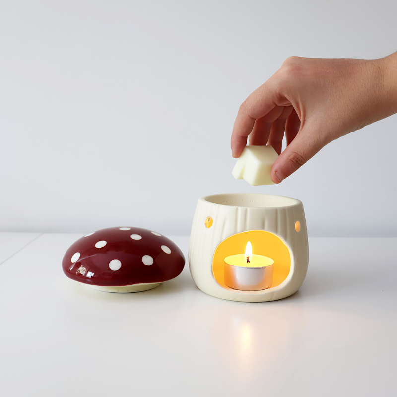 Quemador de aceite con forma de seta Munai Candles