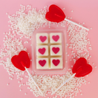 Wax melt artesanal de cera de soja con aroma a piruleta de Munai Candles