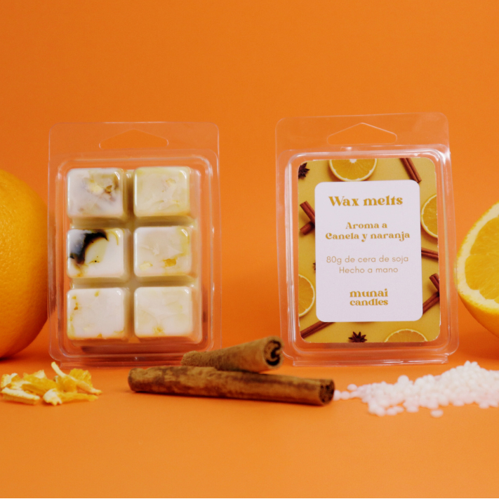 Wax Melts de Canela y Naranja