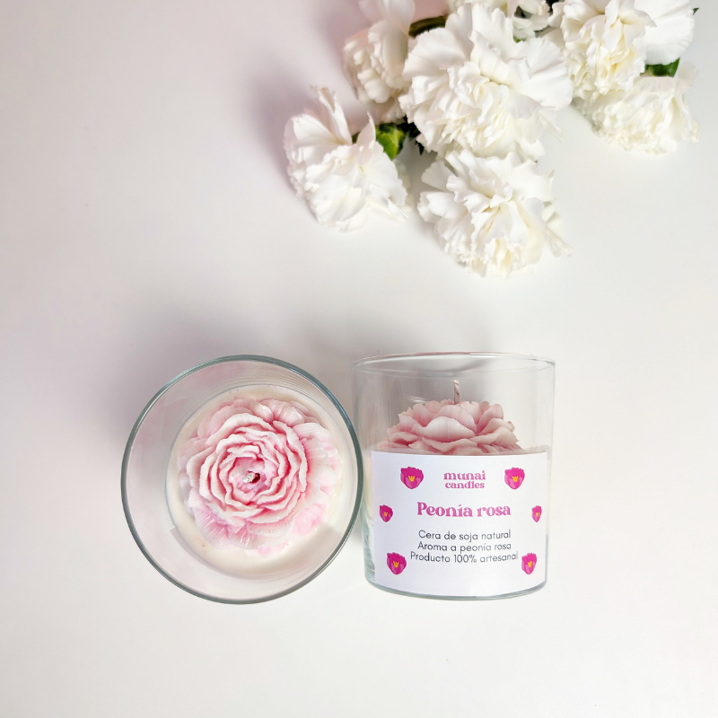 Vela aromática de Peonía