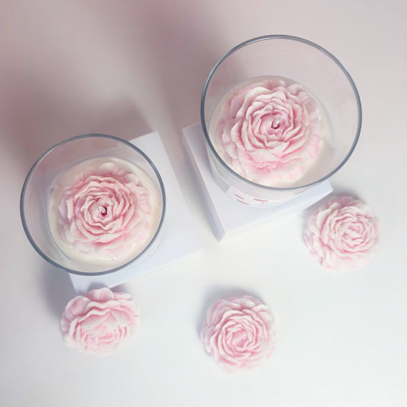 Vela aromática de Peonía