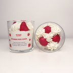 Vela aromática de fresas con nata Munai Candles