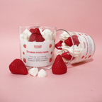 Vela aromática de fresas con nata Munai Candles