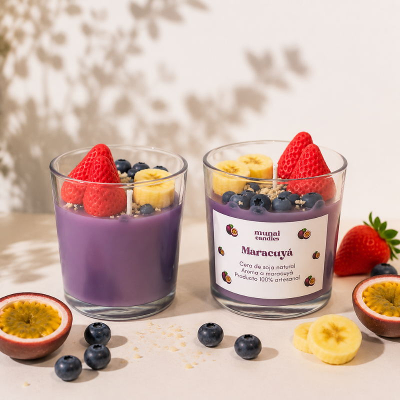 Vela aromática de Maracuyá