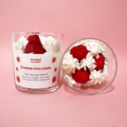 Vela aromática de fresas con nata Munai Candles
