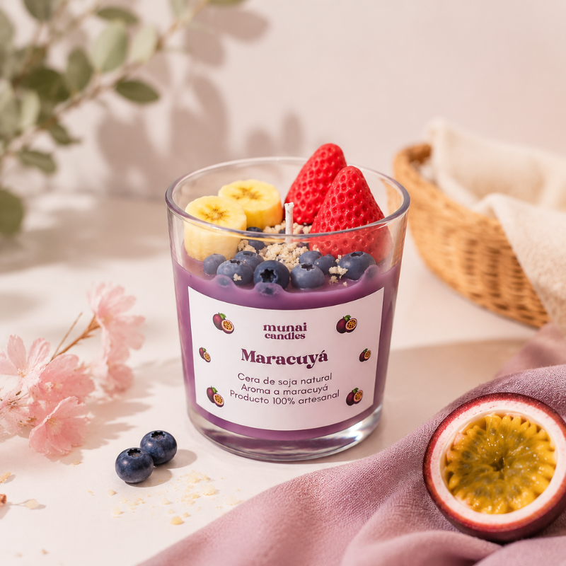 Vela aromática de Maracuyá