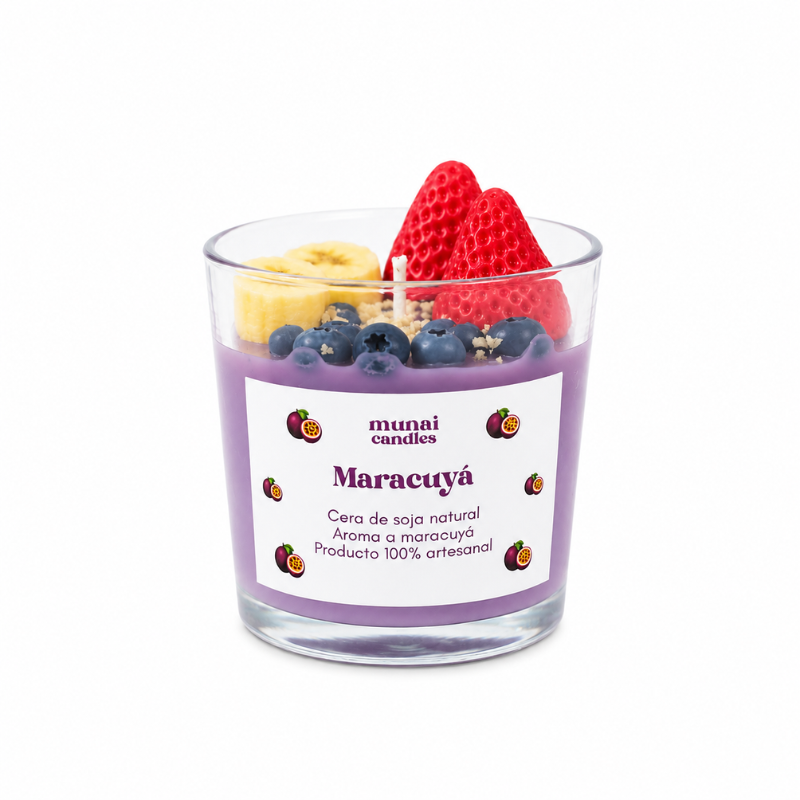 Vela aromática de Maracuyá