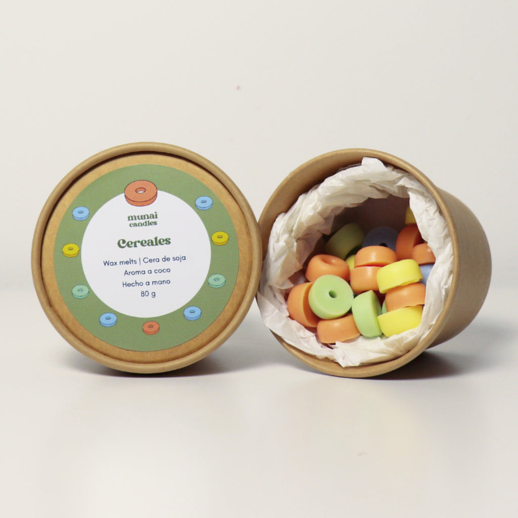 Wax Melts de Cereales de Coco
