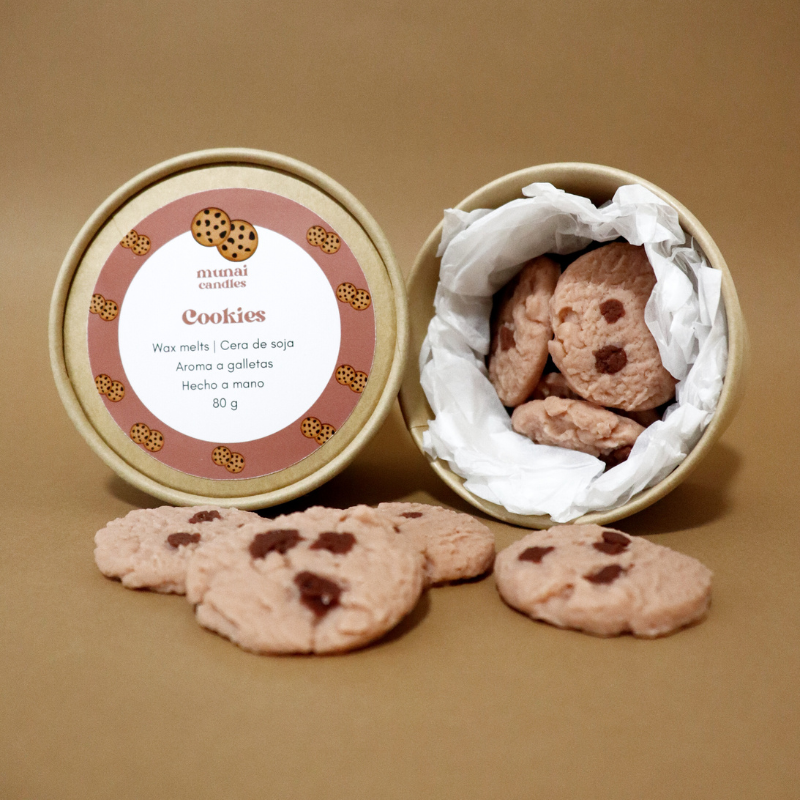 Wax melts con aroma a cookies Munai Candles
