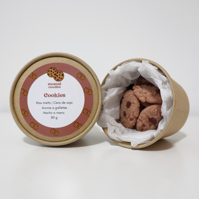 Wax melts con aroma a cookies Munai Candles