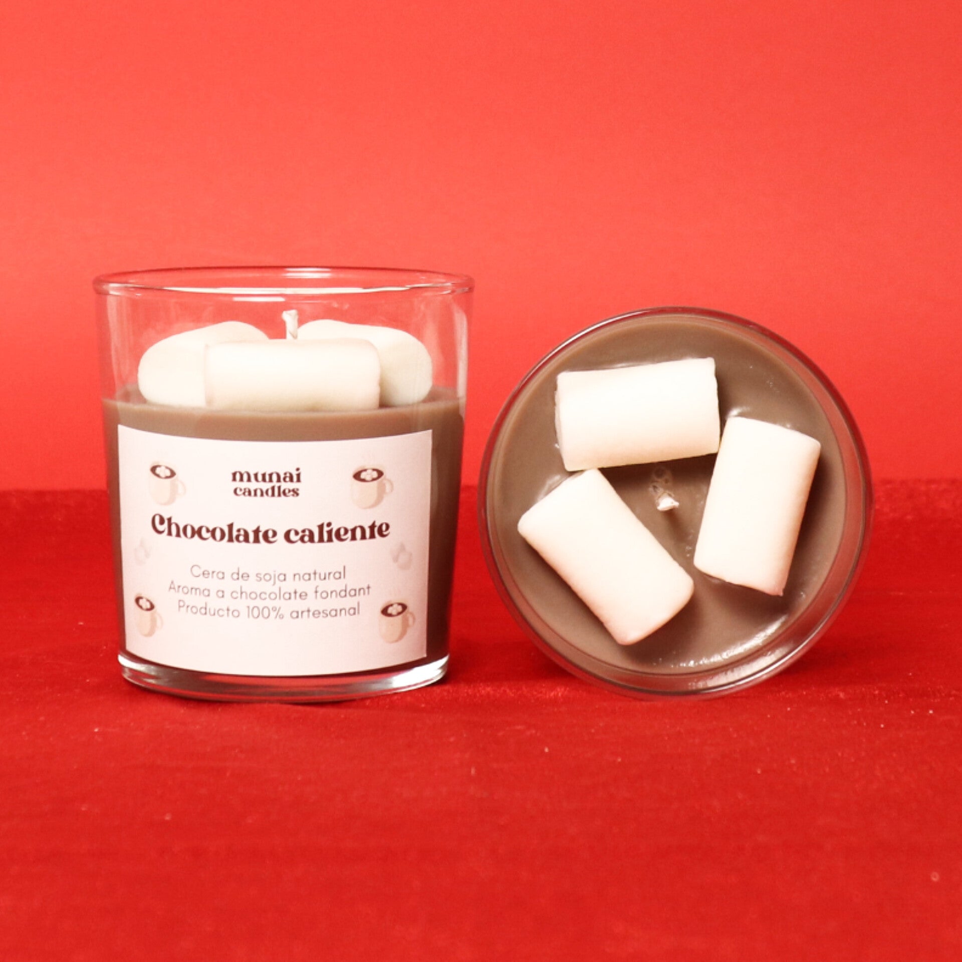 Vela aromática de Chocolate Caliente