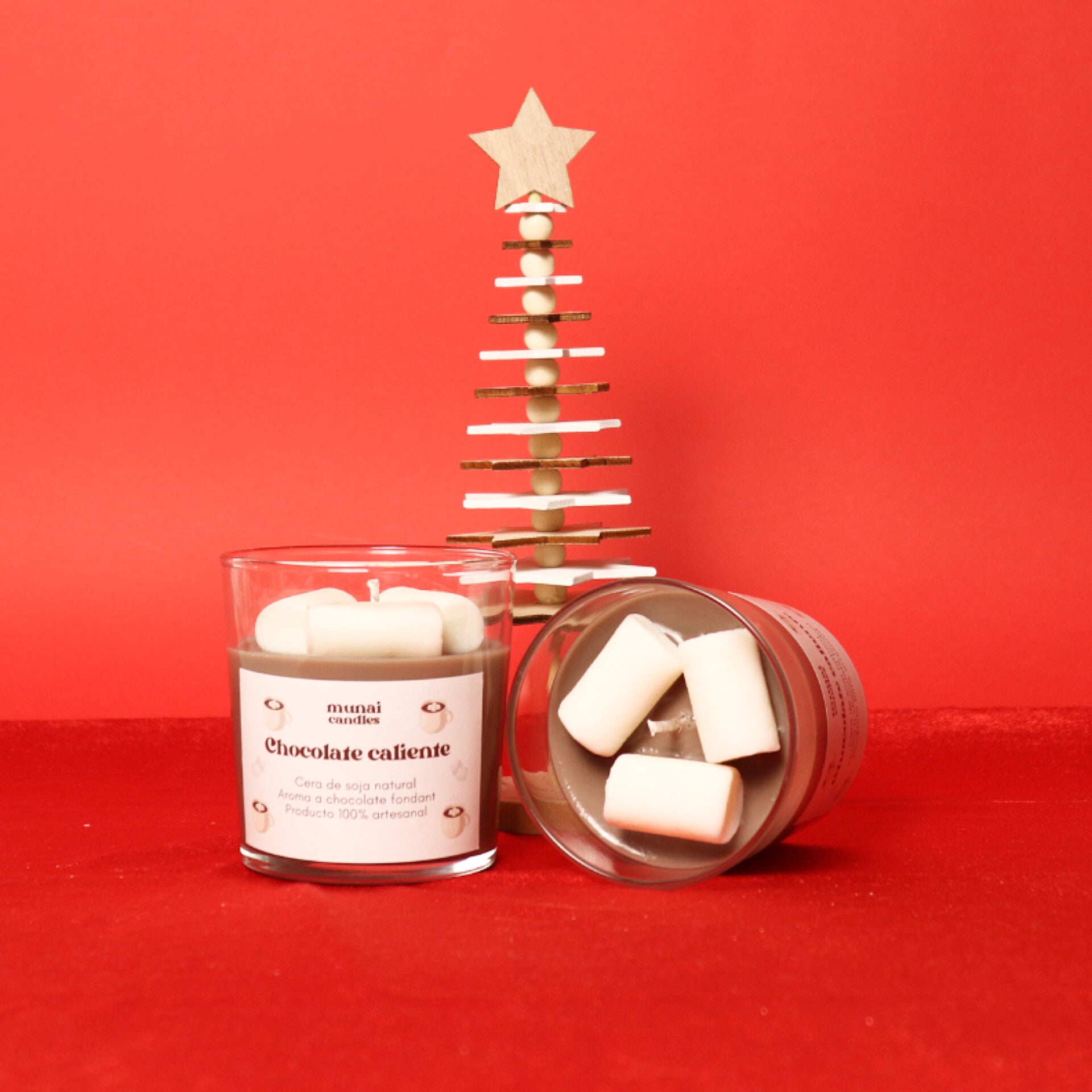 Vela aromática de Chocolate Caliente